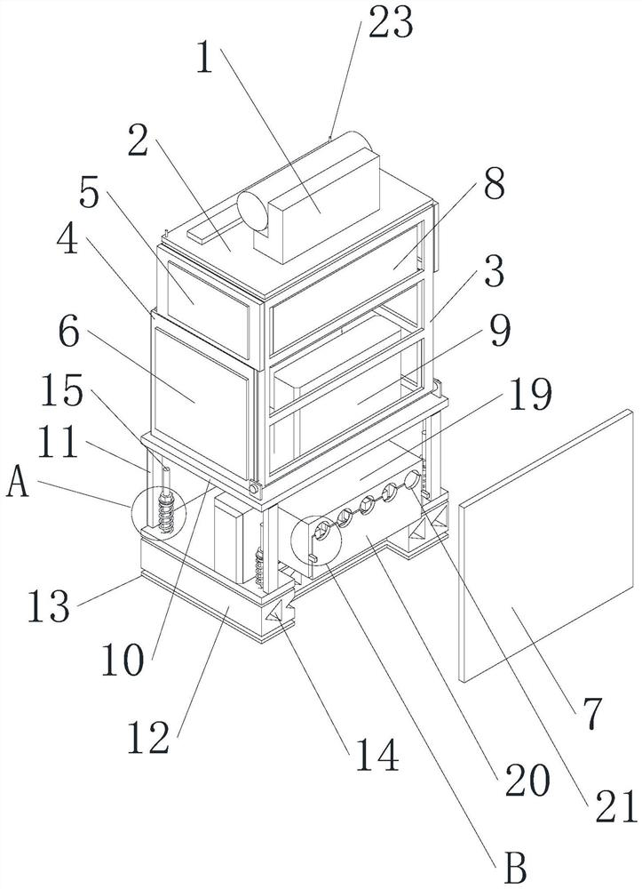 Forklift headlamp mounting structure