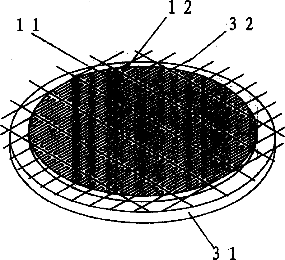 Megnetoelectric changing element and its producing method