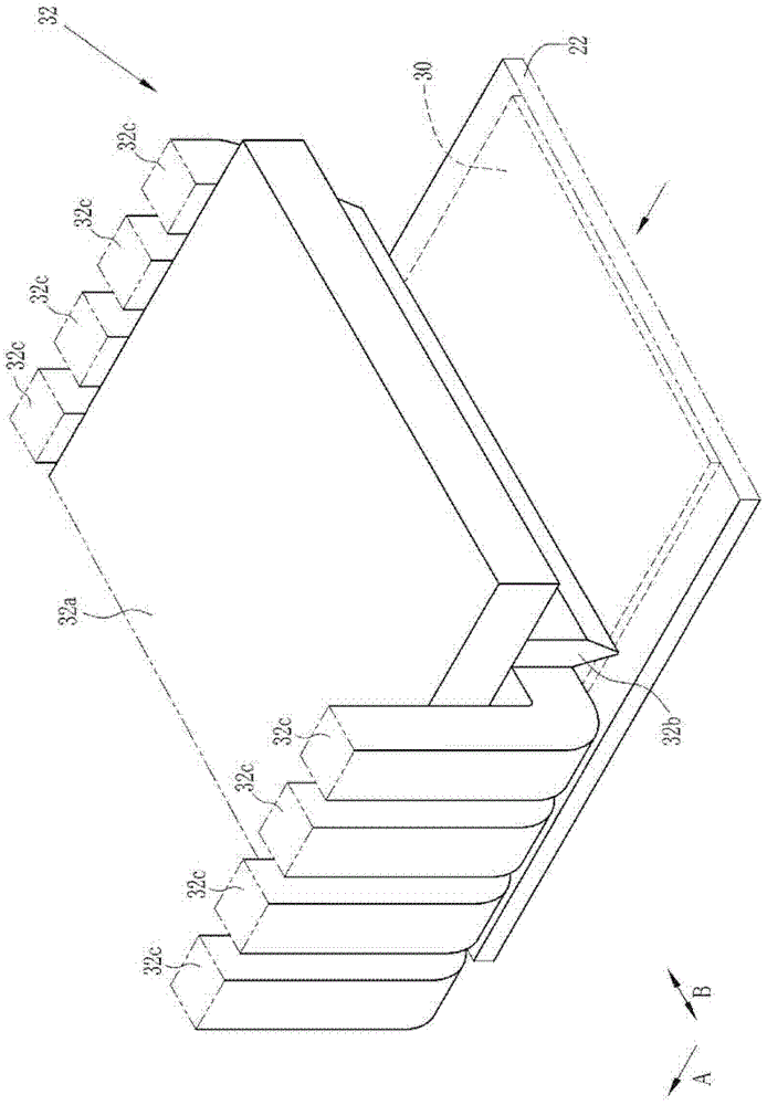 Drying device and solution film forming method