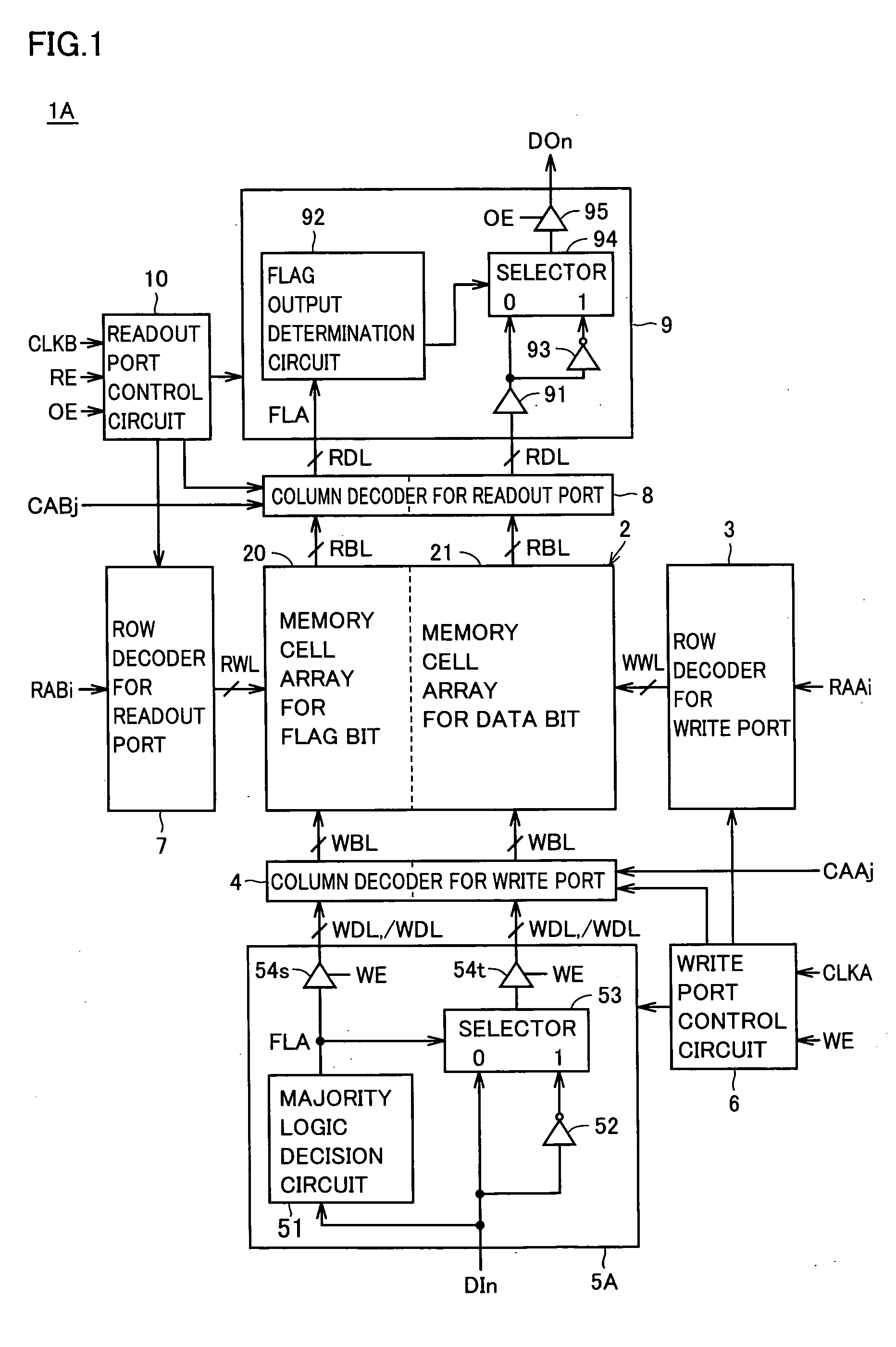 Semiconductor memory device capable of reducing power consumption during reading and standby