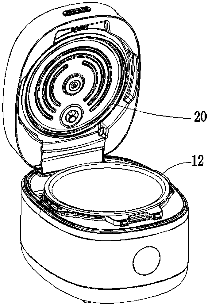 Enamel inner container for cooking utensil