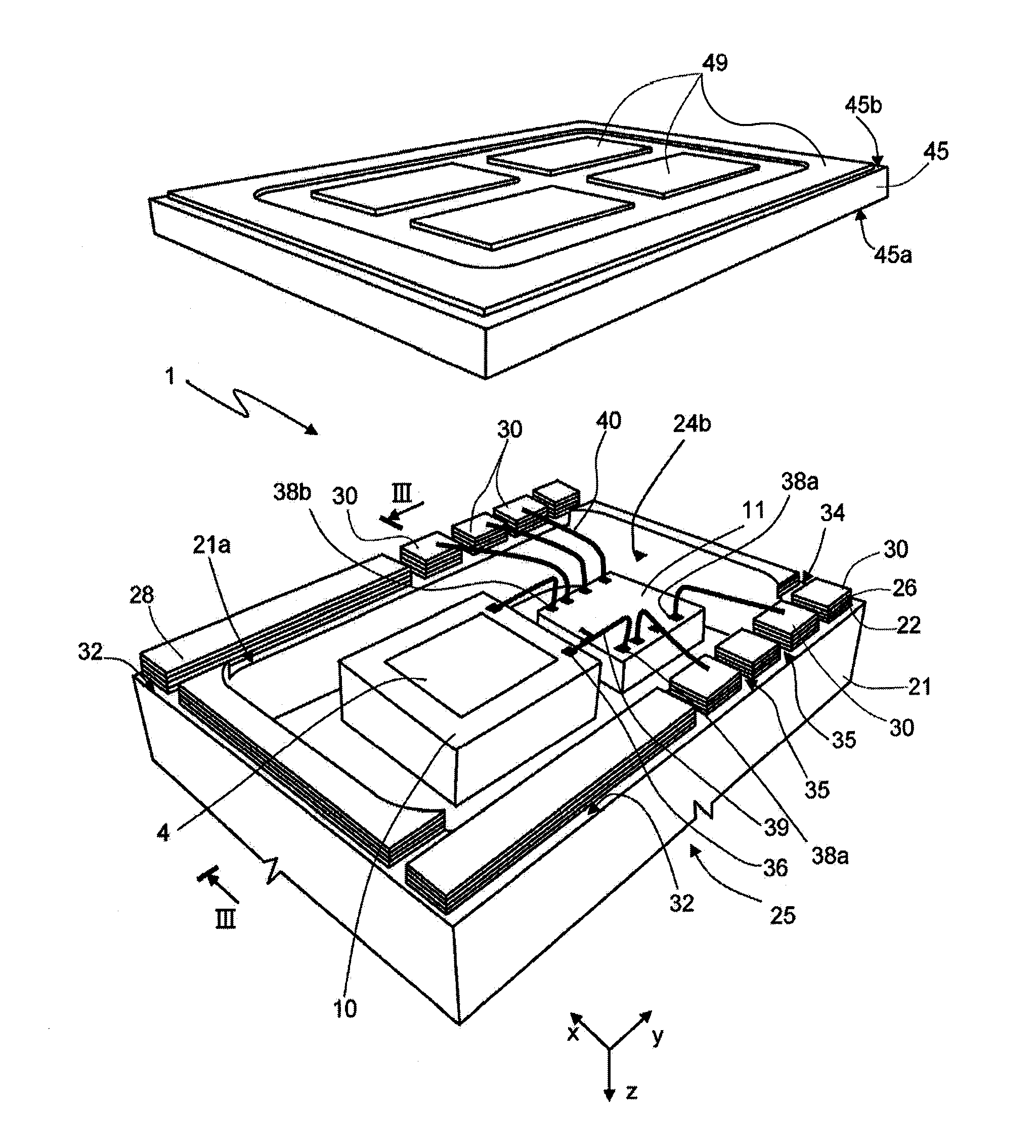 Microelectromechanical transducer and corresponding assembly process
