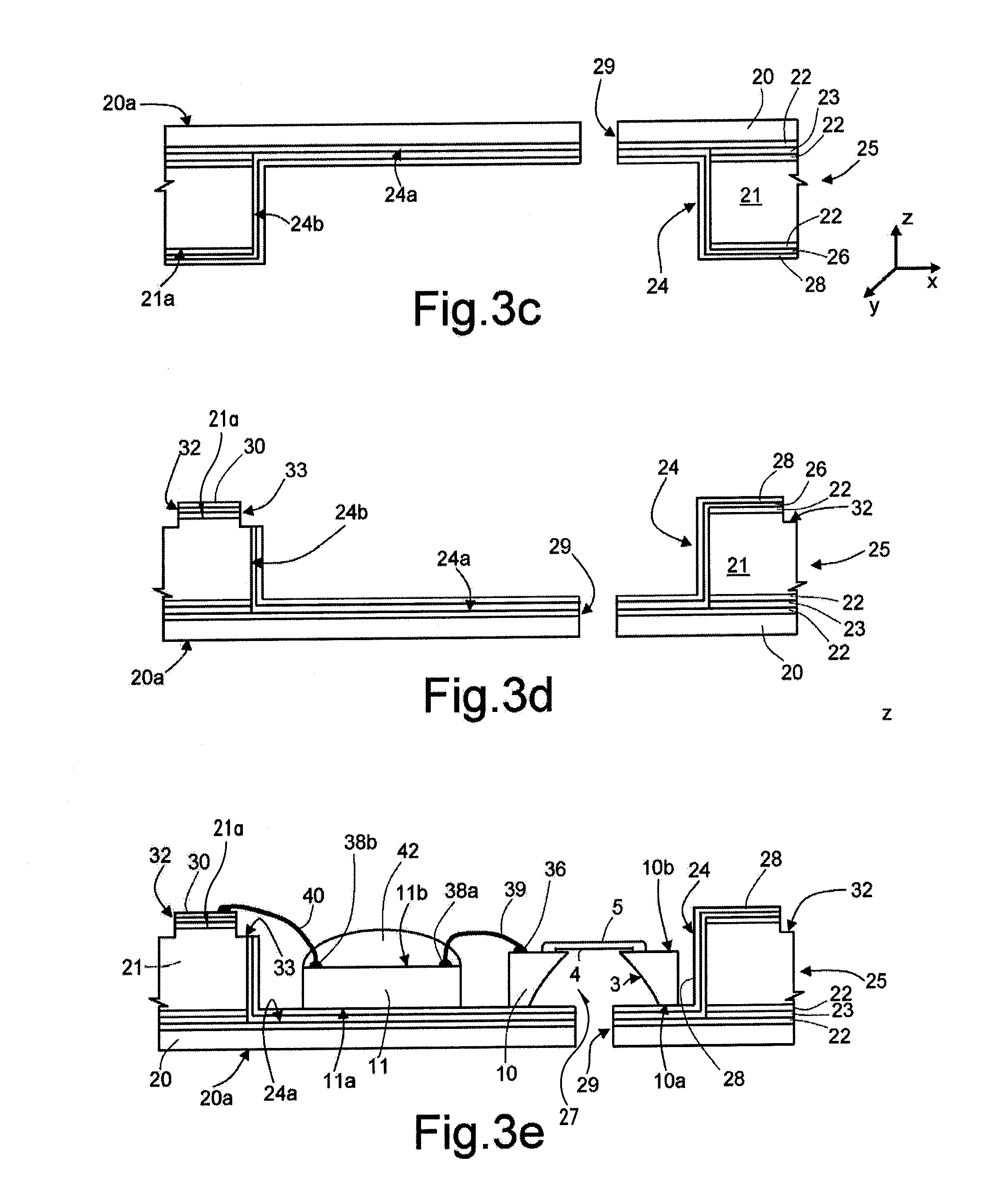Microelectromechanical transducer and corresponding assembly process