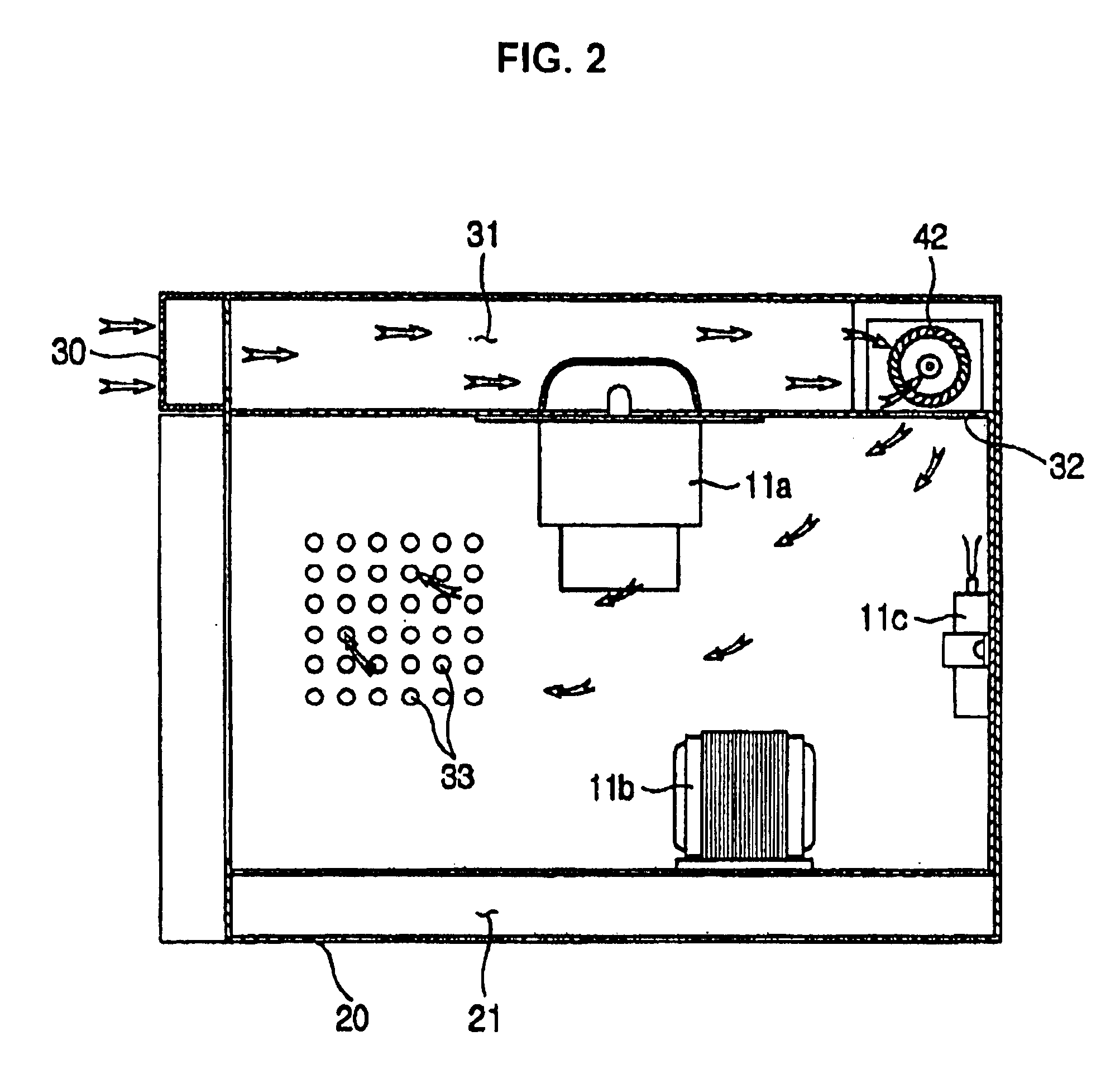 Exhaust and ventilation system for mountable type microwave oven
