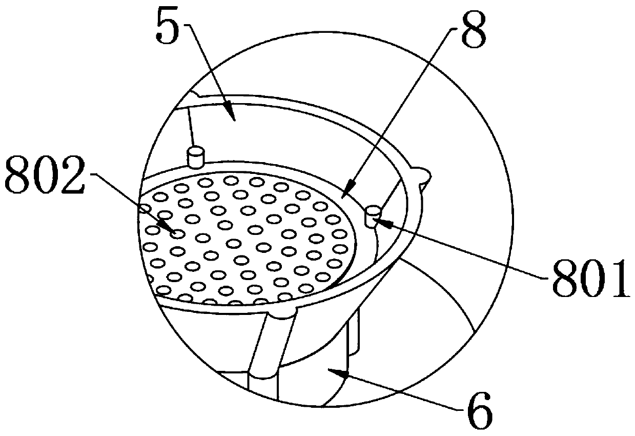 Rainwater collection pretreatment device for pond culture