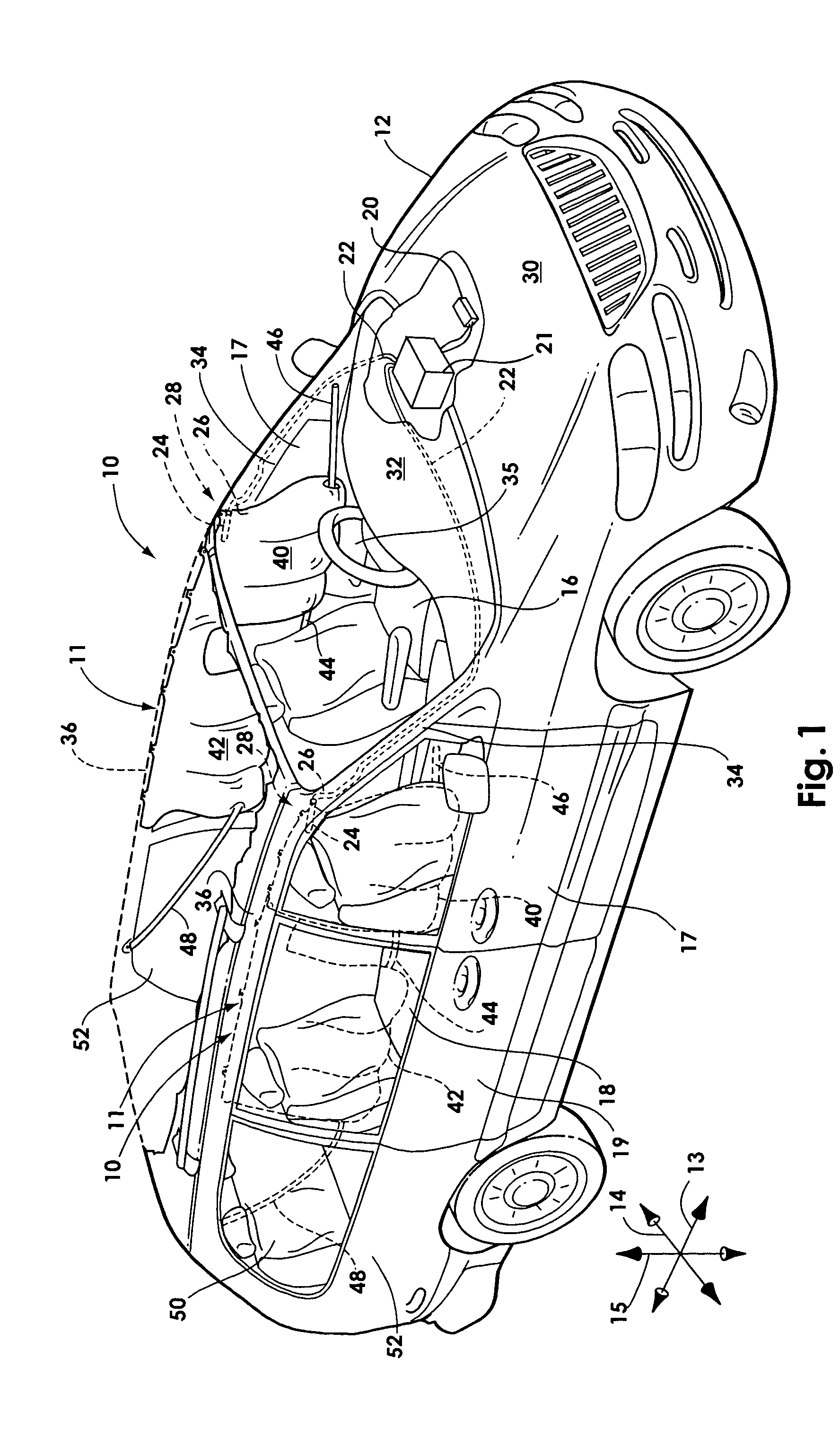 Electrical connection apparatus and method for an airbag inflator