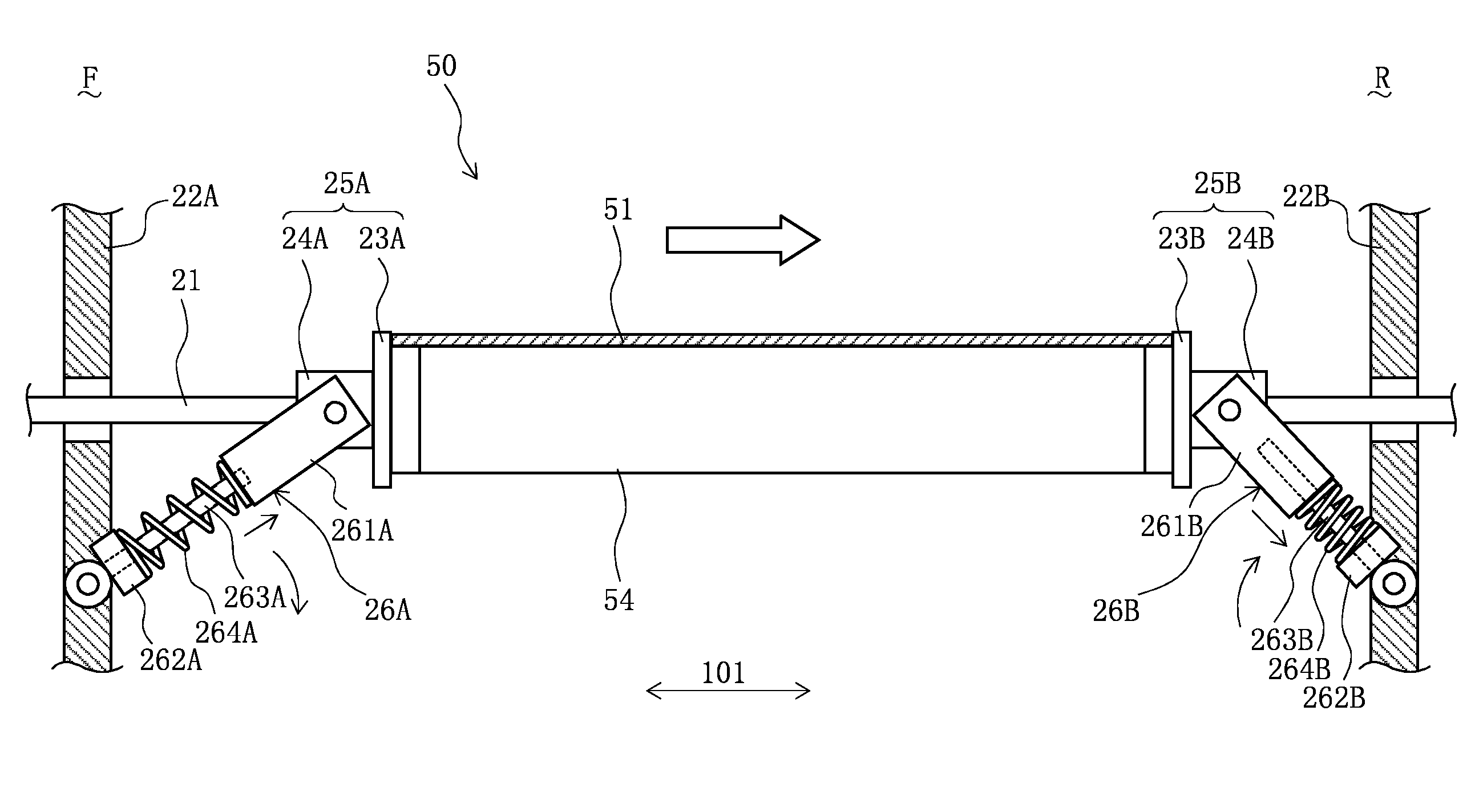 Belt driving device