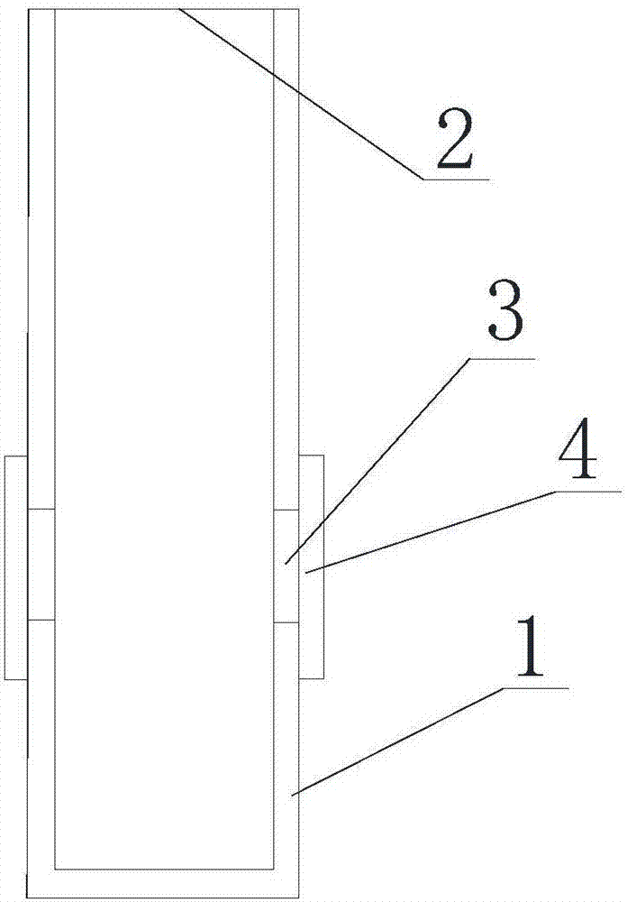 Infrared absorption cell device used for determining content of impurities in titanium tetrachloride