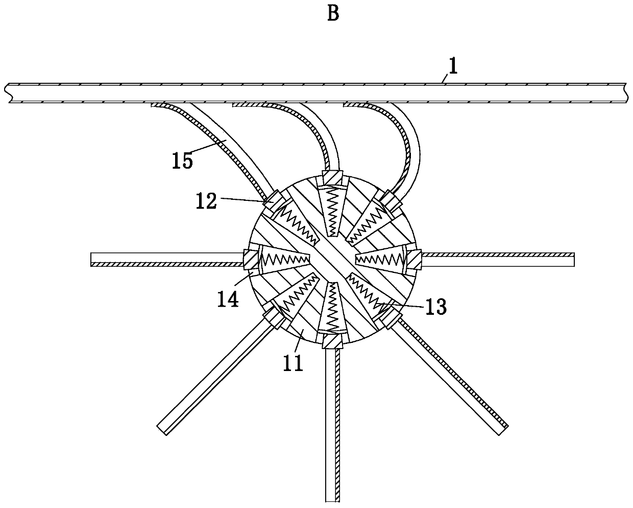 An aluminum profile conveyor