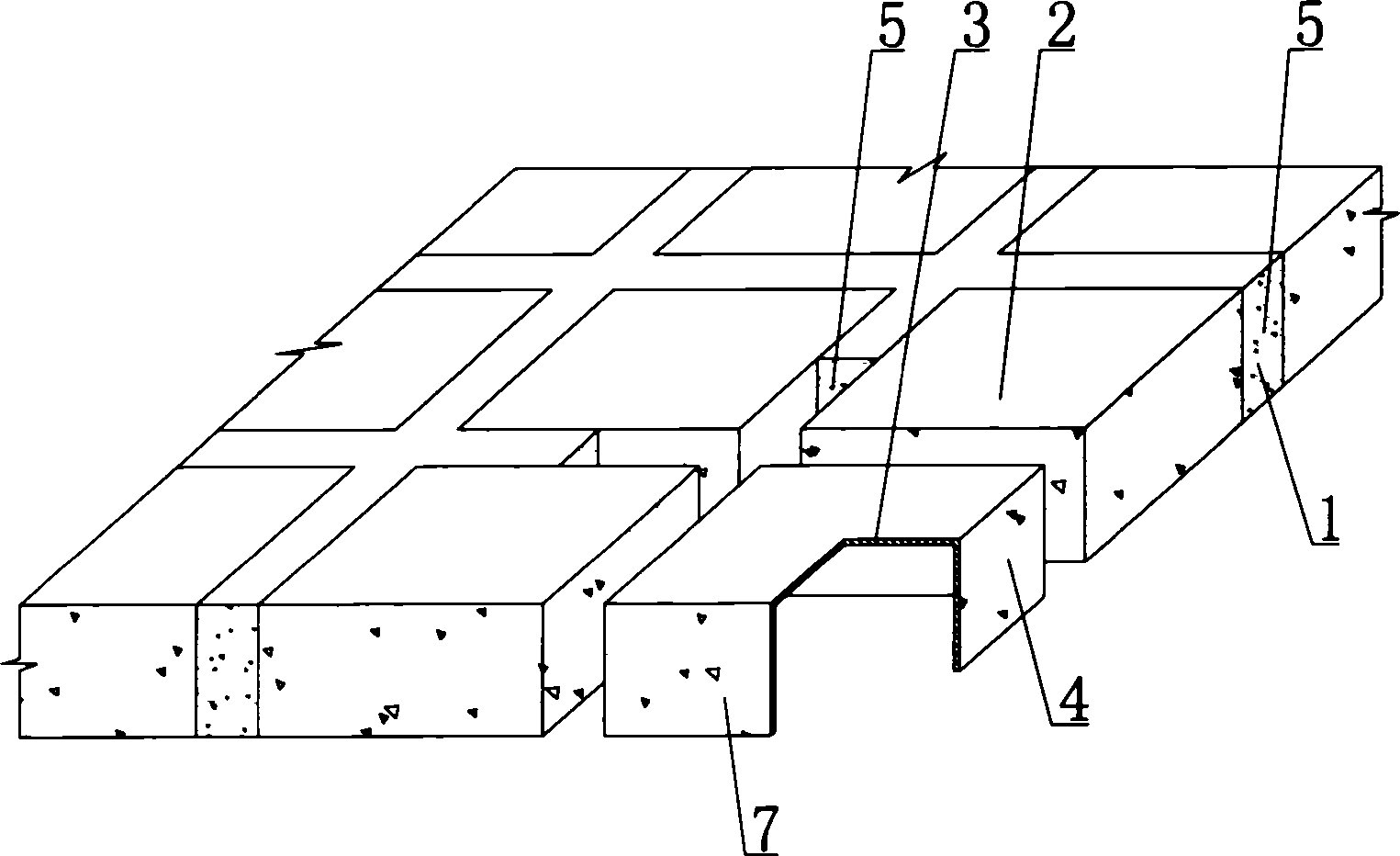 In-situ concrete plate