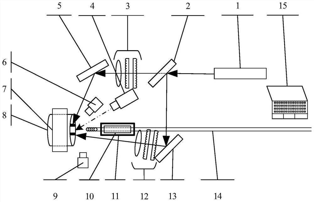 Device and method for realizing welding of array optical fiber and large-size quartz end cap