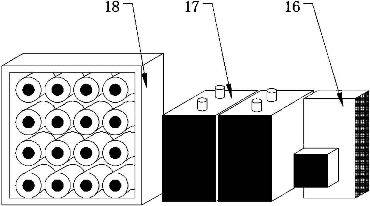 Fishing gear box convenient for fixing items