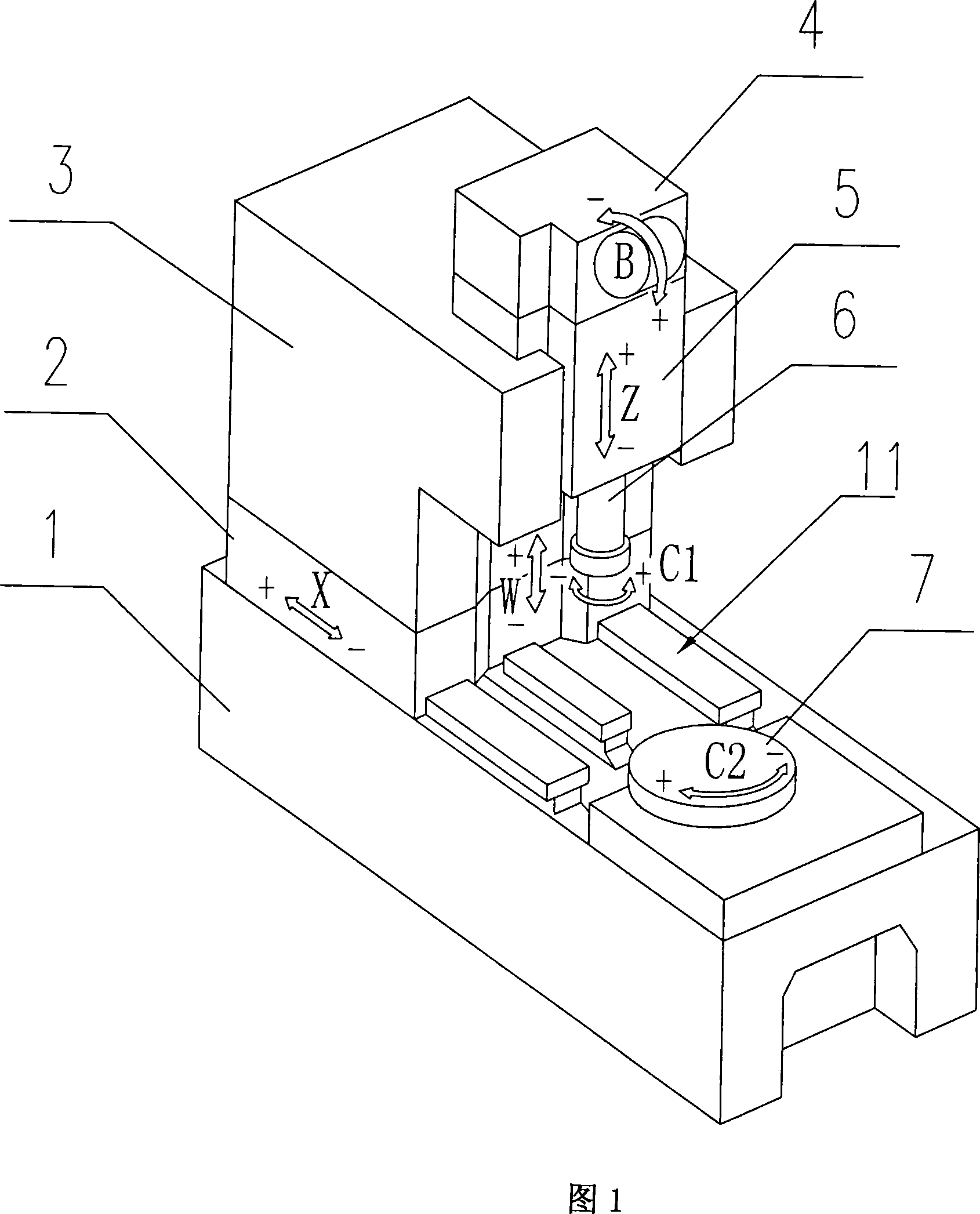 Gear shaping machine with slide board type knife rack