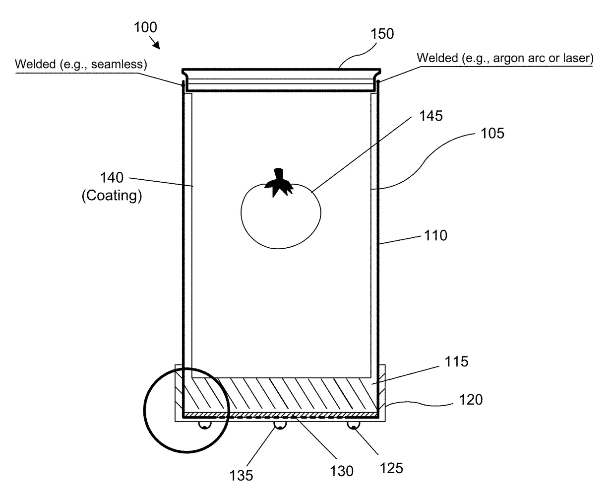 Microwaveable vessel