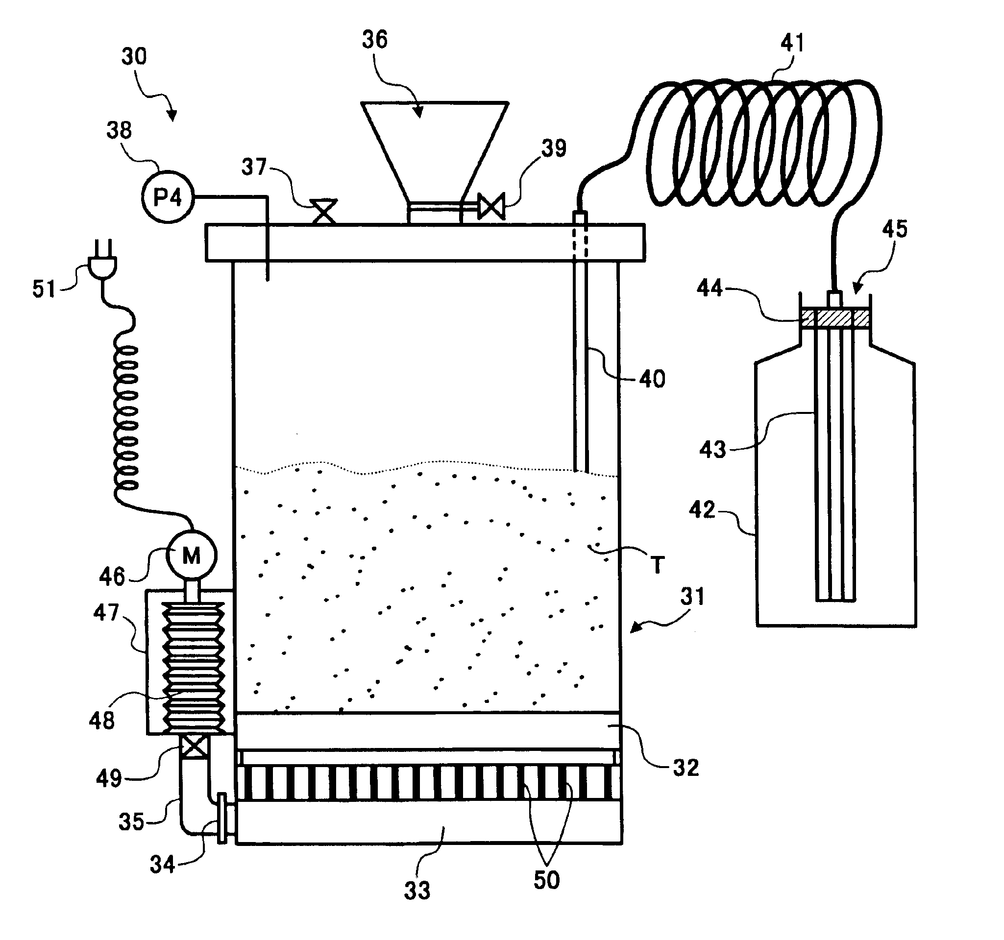 Toner refilling device and developing device using the same for an image forming apparatus