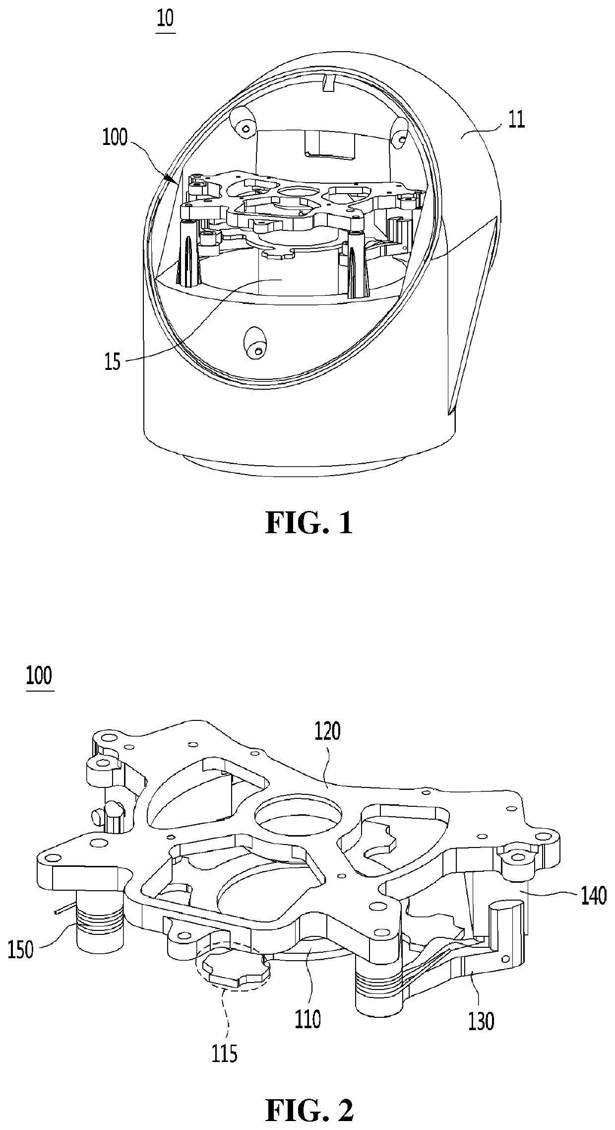 Braking device for driving shaft