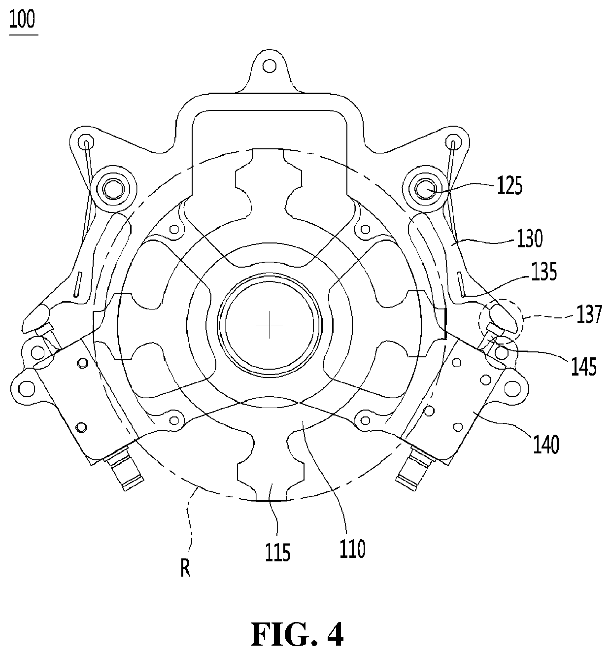 Braking device for driving shaft