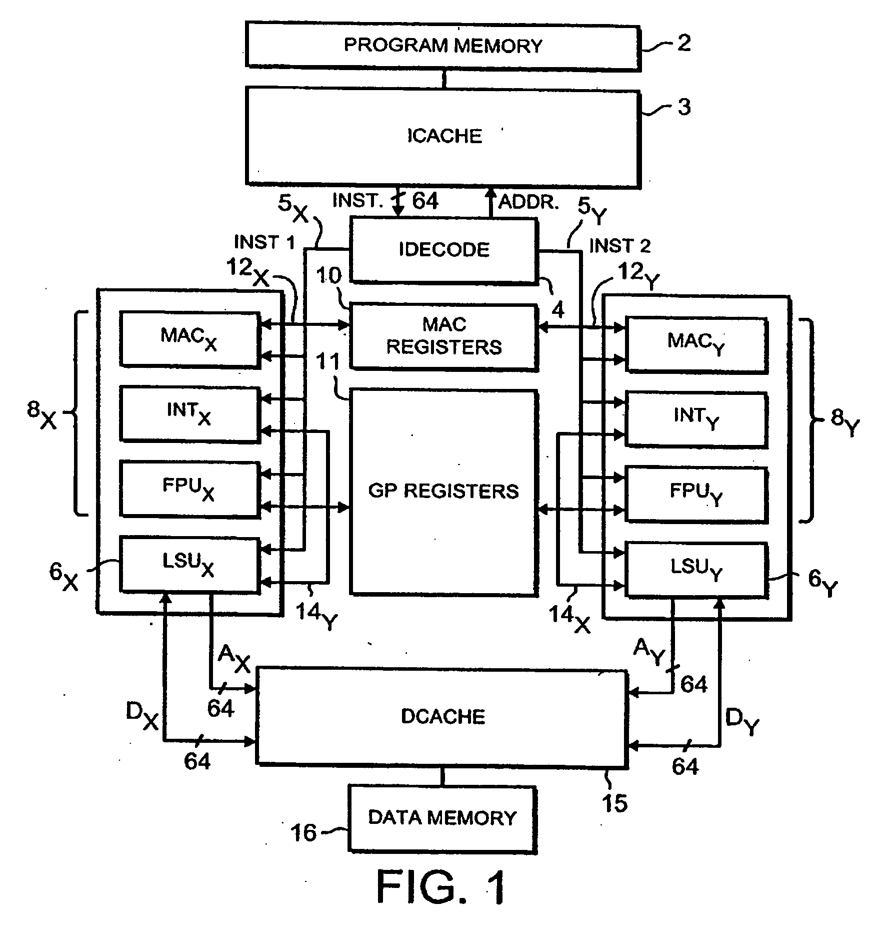 Microprocessor with integrated high speed memory