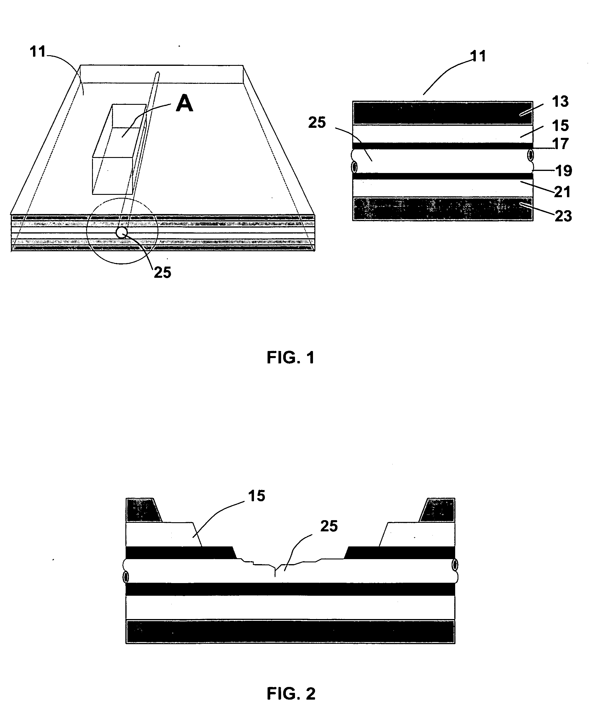 Composite structure with embedded optical fiber and a process for its repair