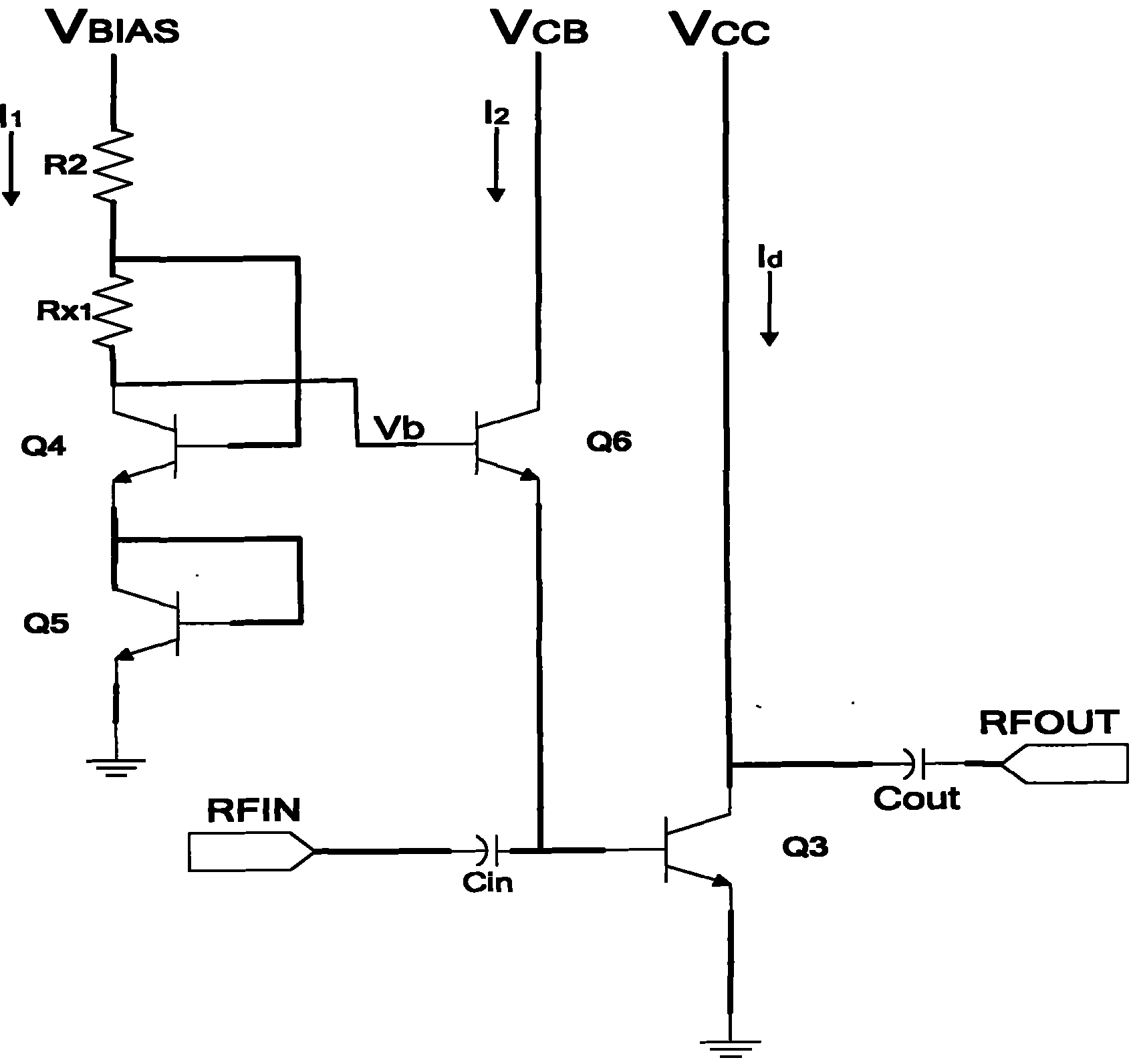 Radio frequency power amplifier circuit