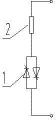High-power power compensation voltage-stabilization capacity-adjustment alternating current power source with stepless-voltage-adjustment arc extinction switch
