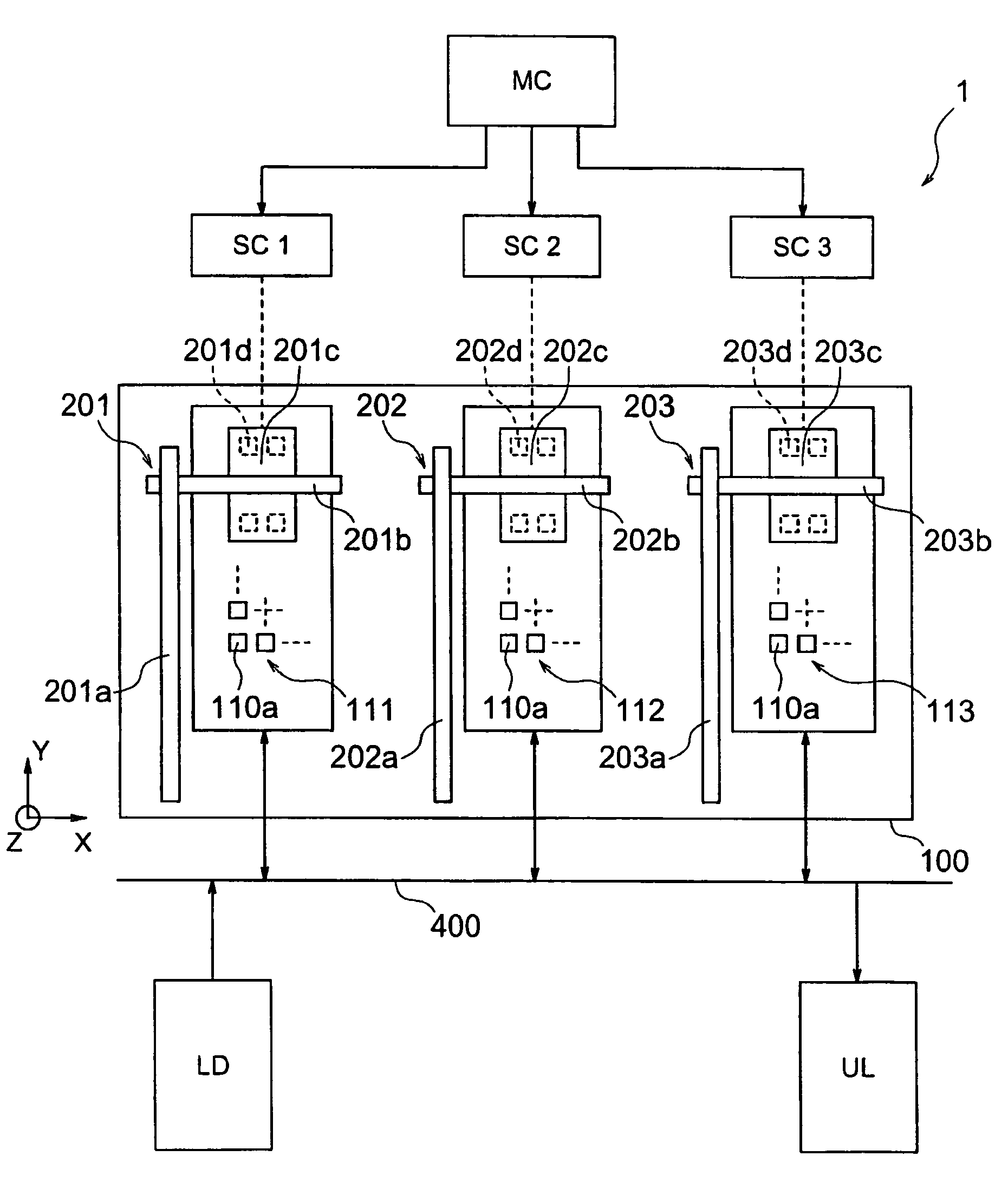 Electronic device testing apparatus