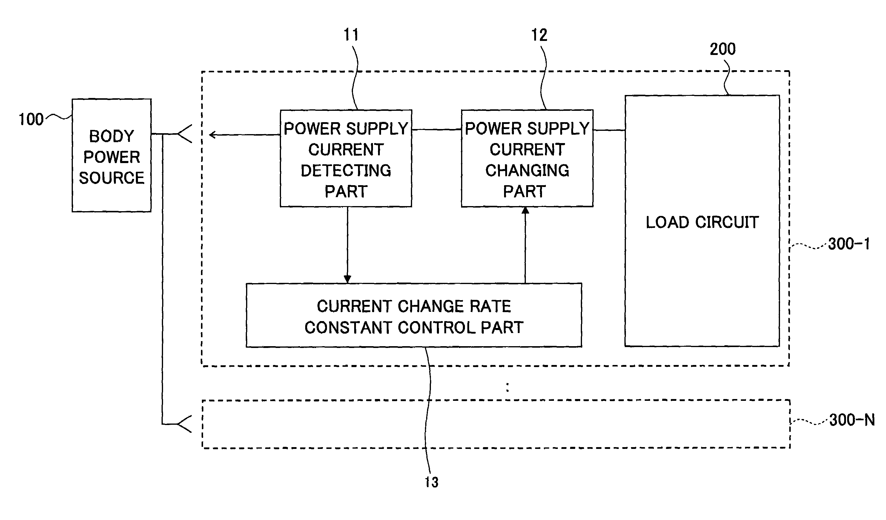 Power supply control circuit and control method thereof