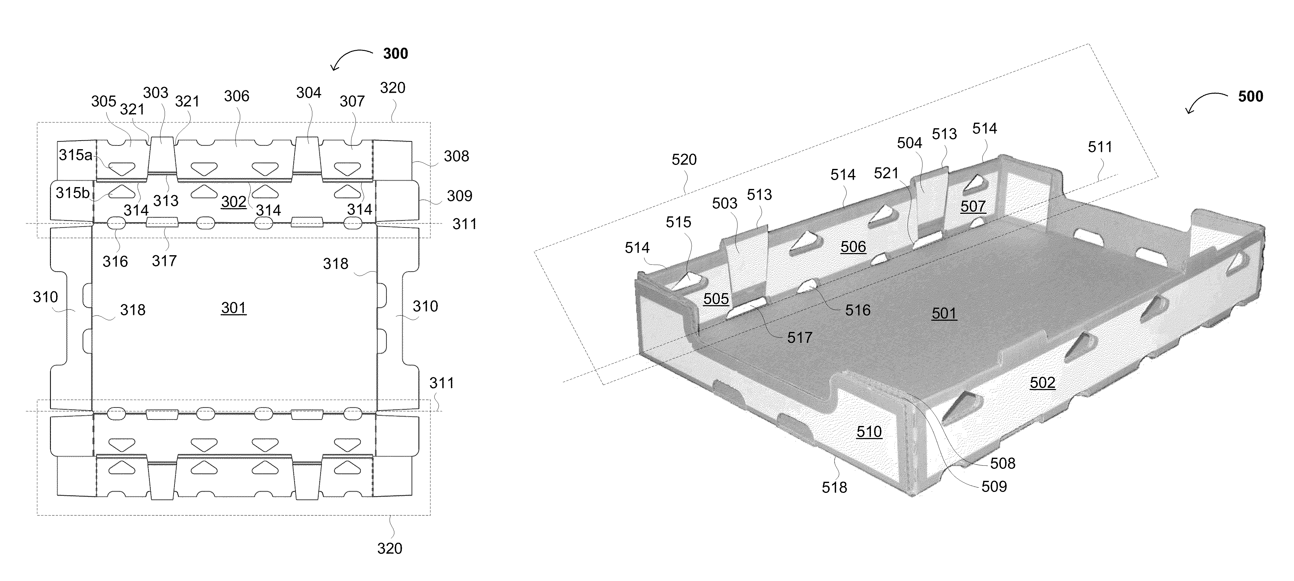 Stackable container and method for making the same