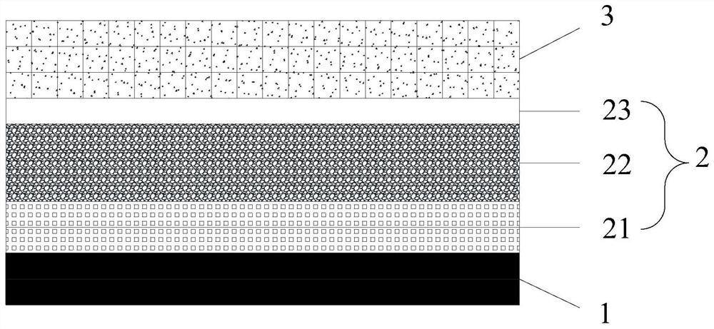 A fiber-implanted permeable pavement structure