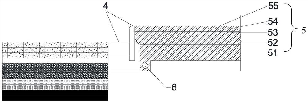 A fiber-implanted permeable pavement structure