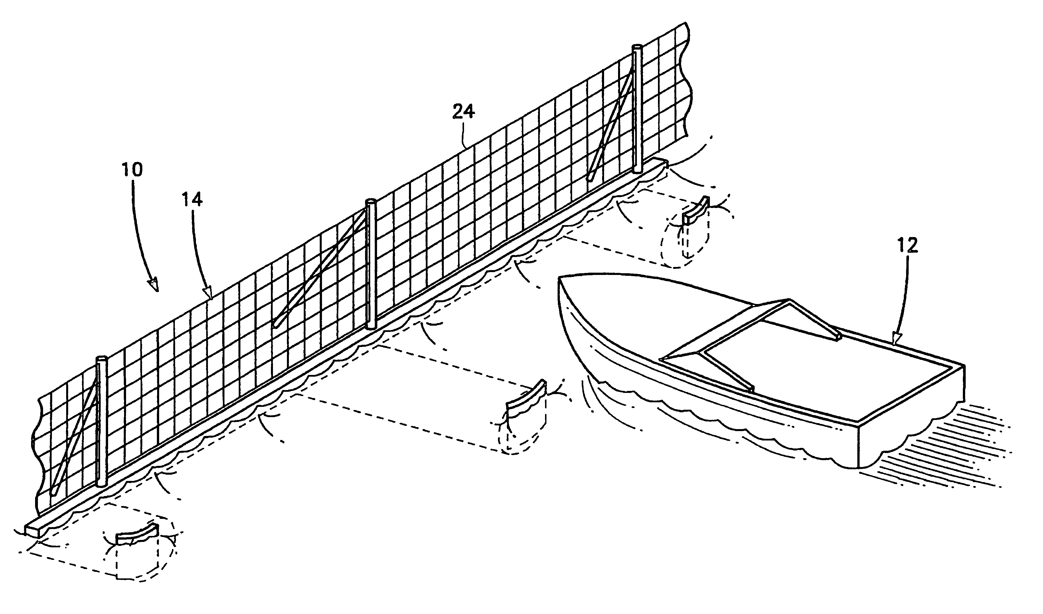 Port security barrier system