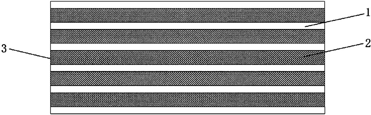 Electromagnetic shielding film with high absorption performance and preparation method thereof
