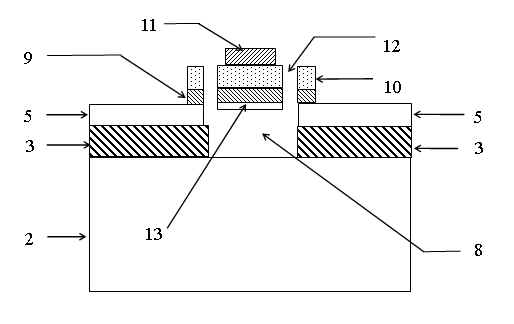 Tunable preset cavity type silicon on insulator (SOI) substrate film body acoustic resonator and manufacturing method thereof