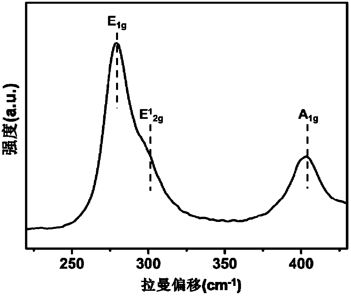 Accordion-shaped VS2 material and its preparation method and application