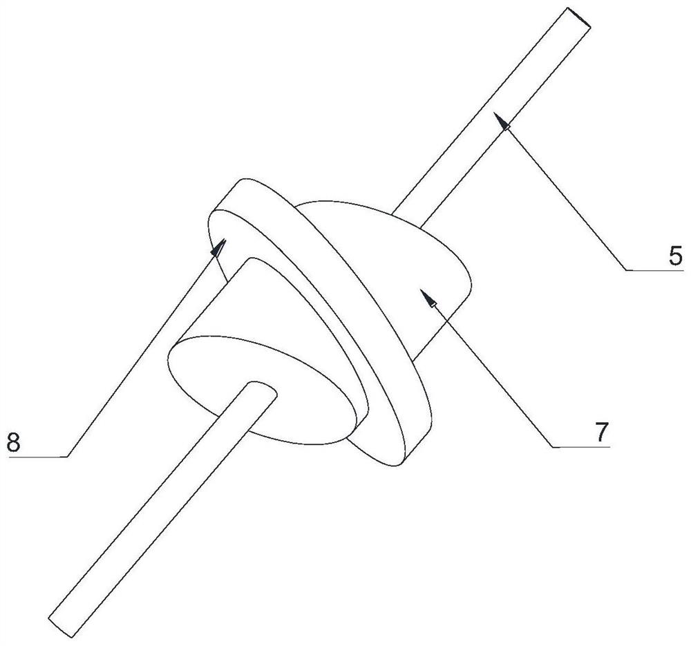 A poppet valve linkage driving device