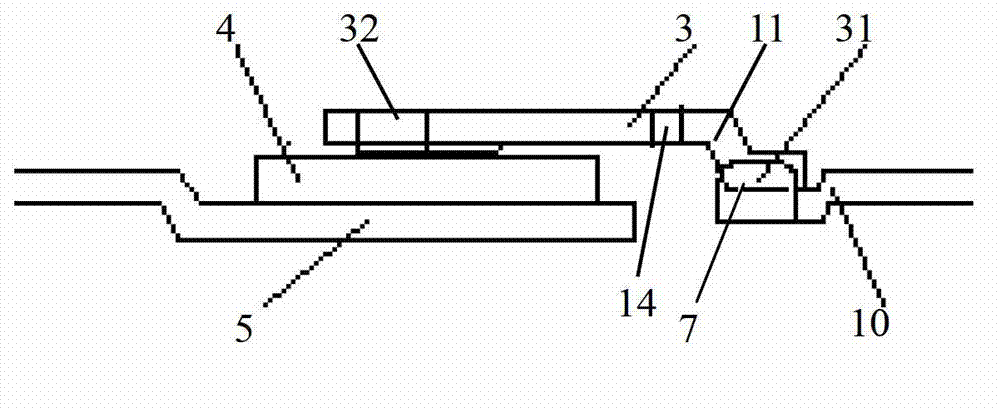 Patch type diode device structure