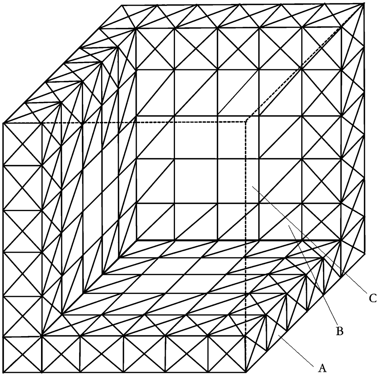 A 3D printed medical porous metal bone tissue scaffold with gradient pore size