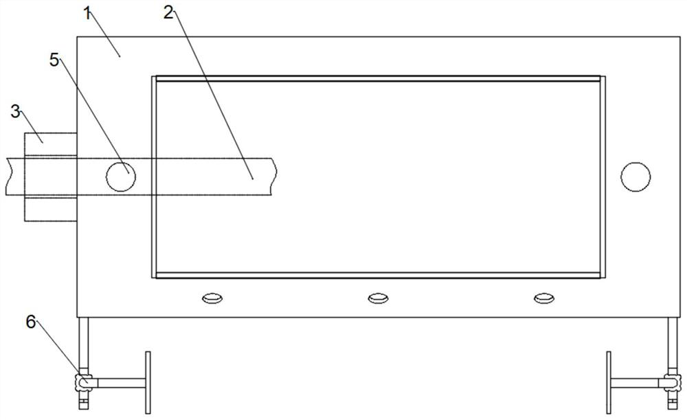 Shaft end airflow sealing air inlet structure and cooking machine