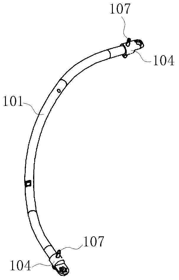 A skeleton type water lifesaving device