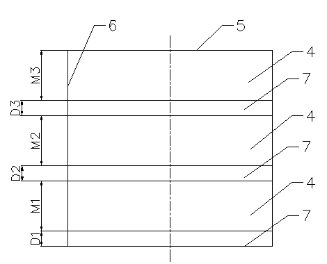 Particle board resonance sound absorption structure