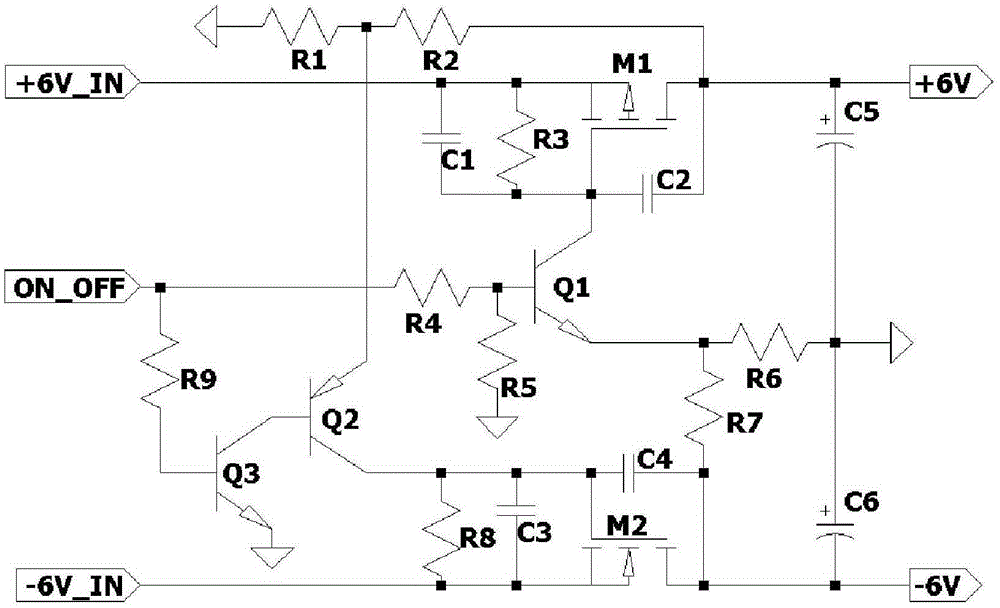 Double-power-supply power supply and power-off sequential control device and method