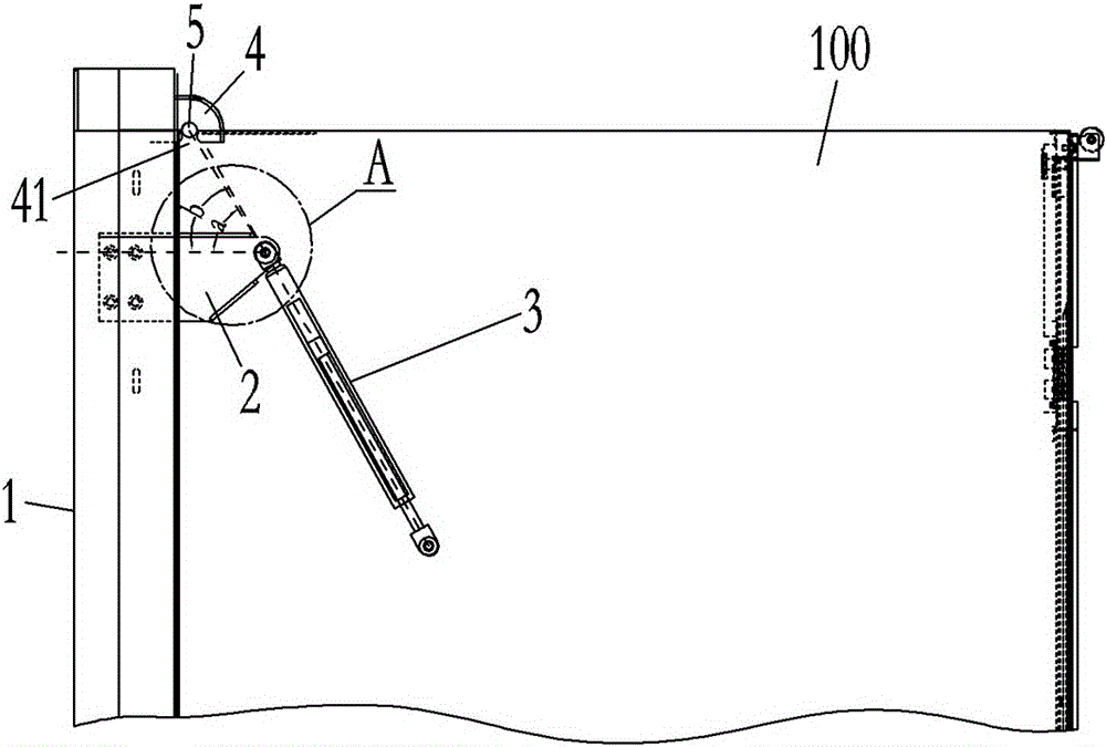 Rotary panel structure