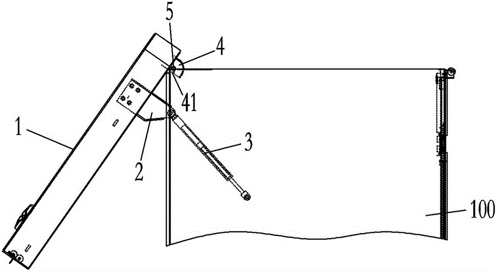 Rotary panel structure