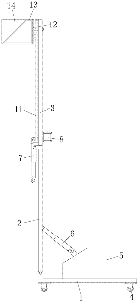 A concrete false corbel supporting device