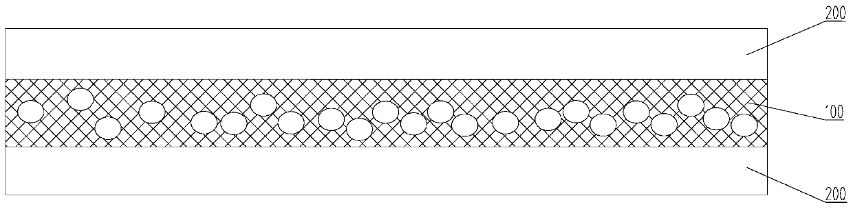 Self-repairing polymer waterproof coiled material and preparation method thereof
