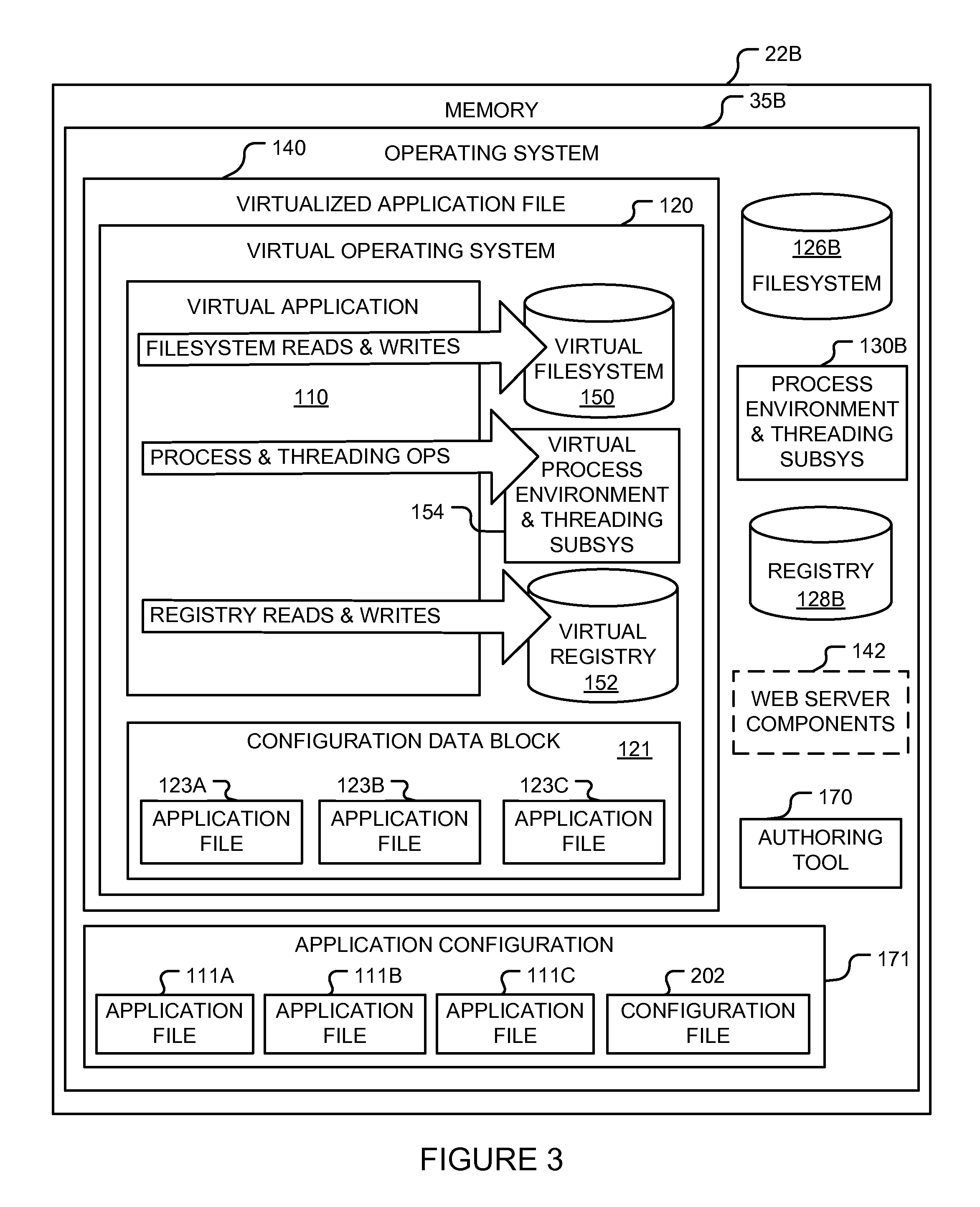 System for downloading and executing a virtual application