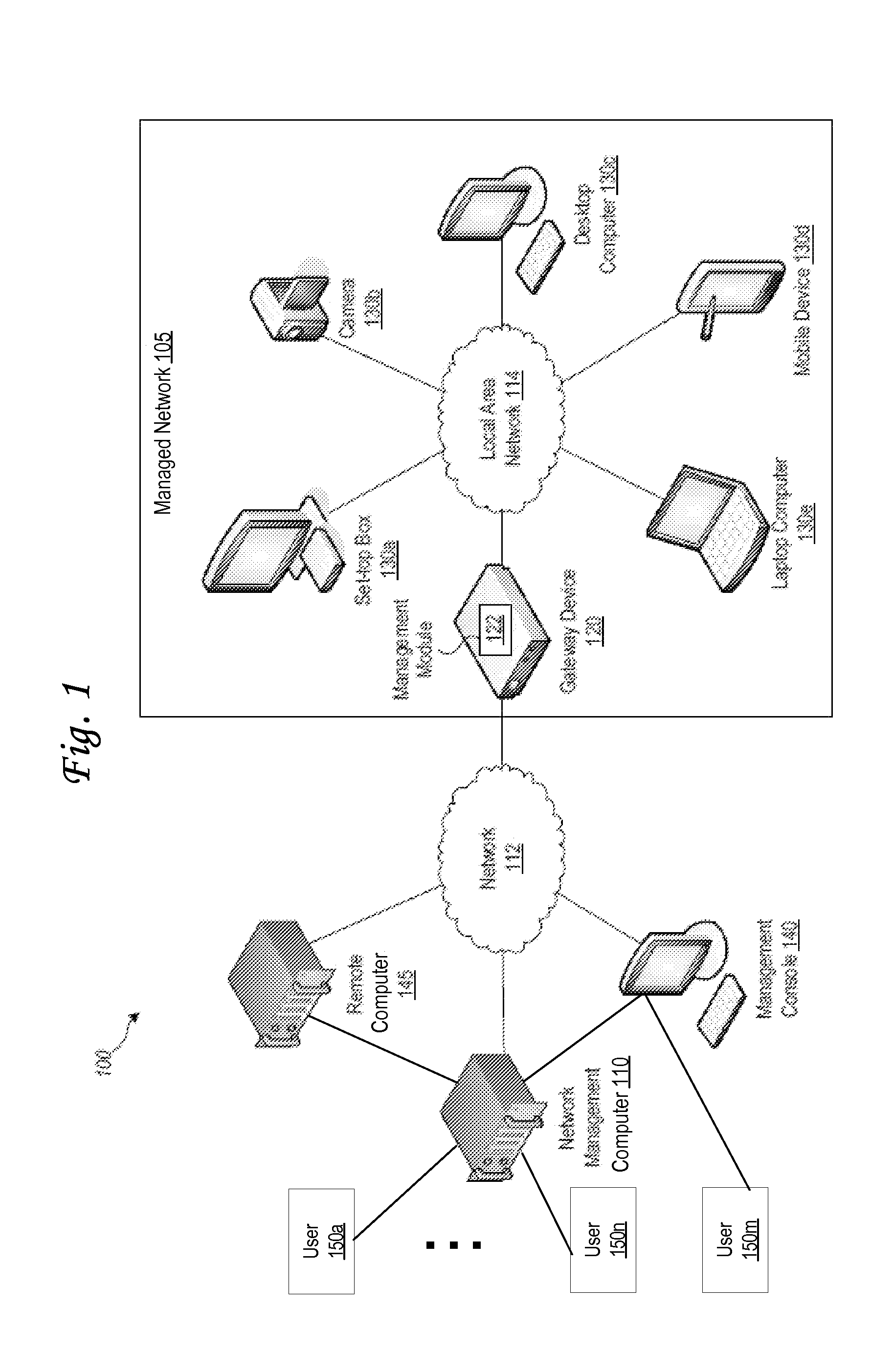 Remote monitoring and controlling of network utilization