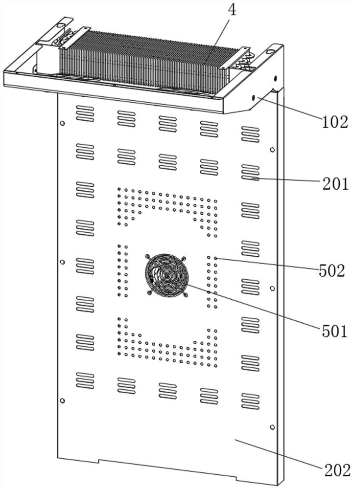 Medical refrigerating box air duct and medical refrigerating box