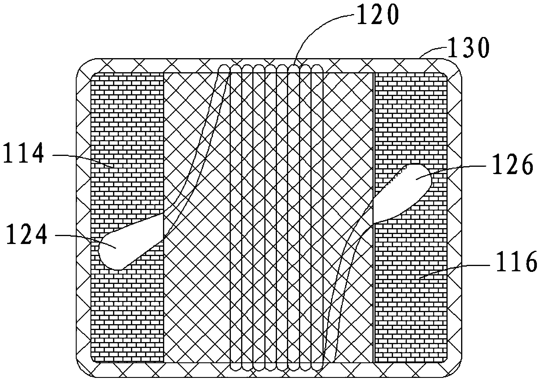 Encapsulation structure of wire winding type electronic device and chip inductor