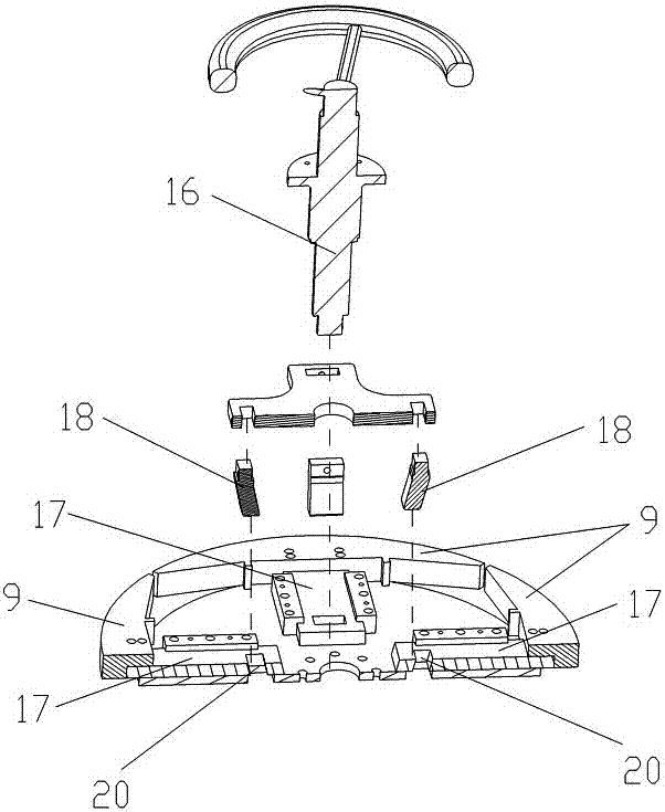 Wind guiding cylinder flanging machine